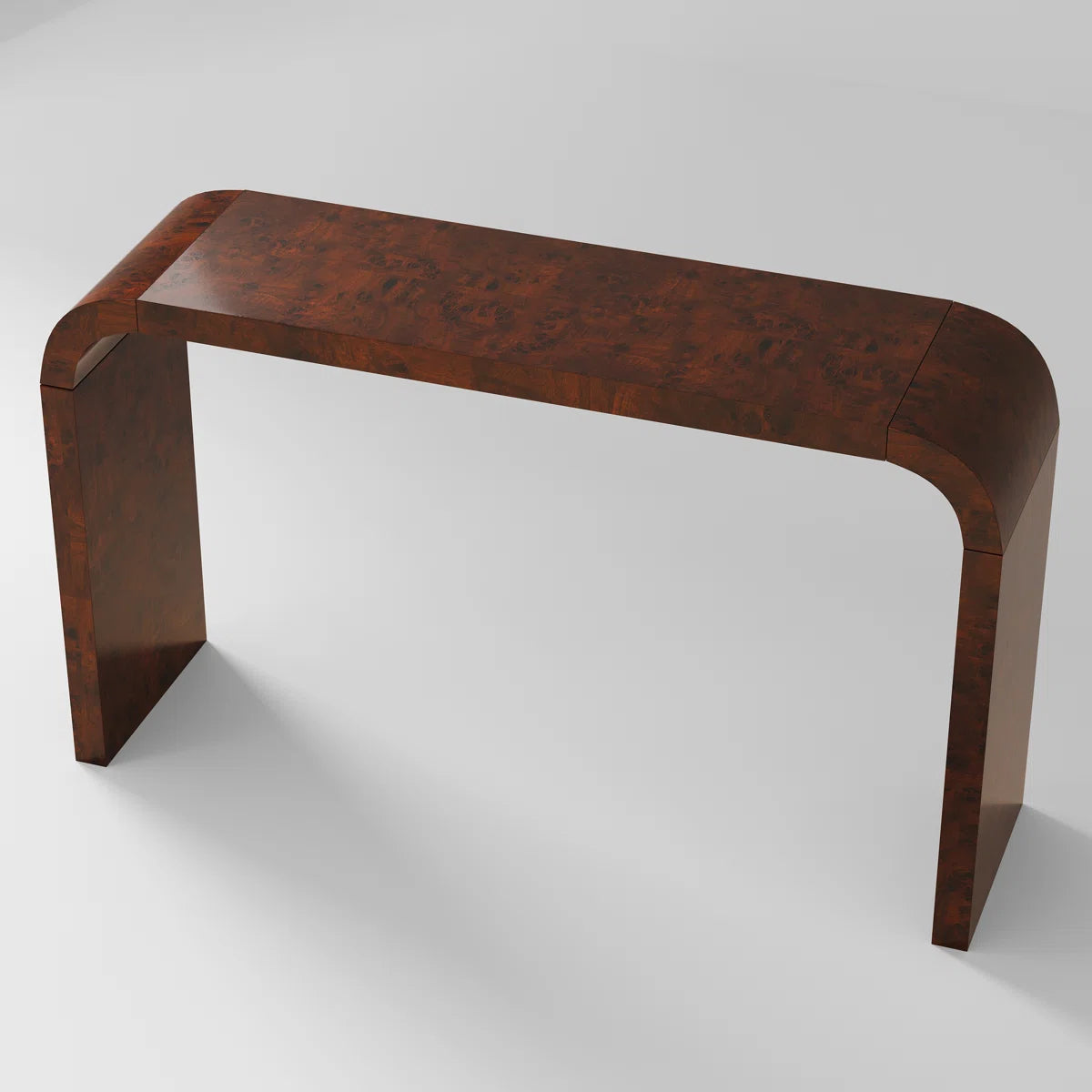 Shelmerdine Fuller 52" Burl Wood Console Table