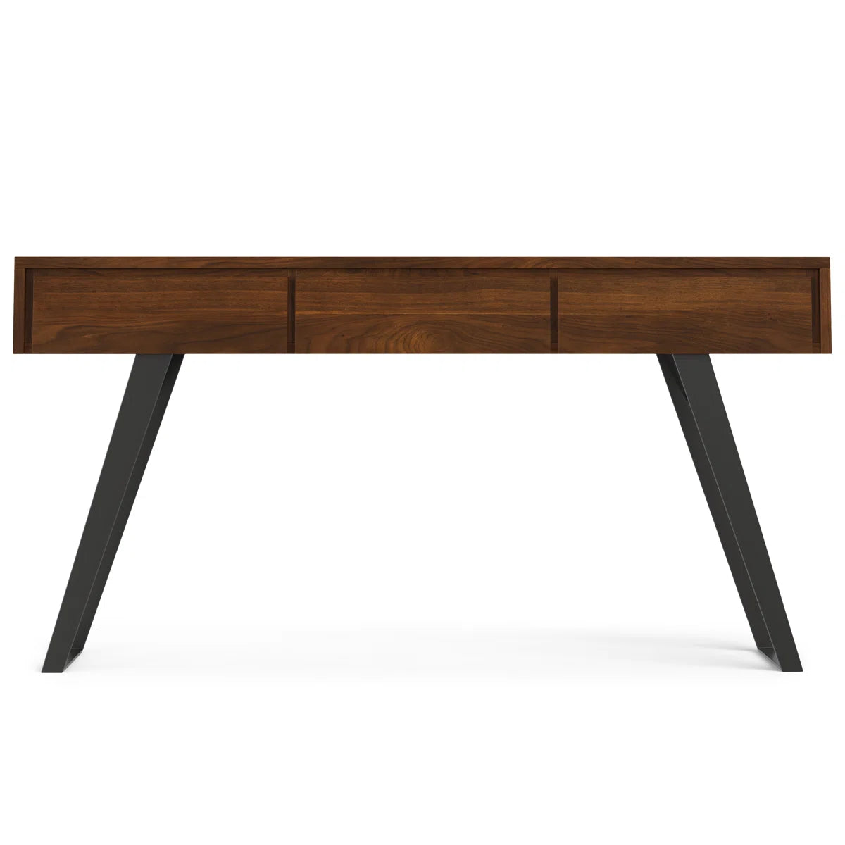Lowry 60"W Solid Wood Modern Industrial Storage Console Table