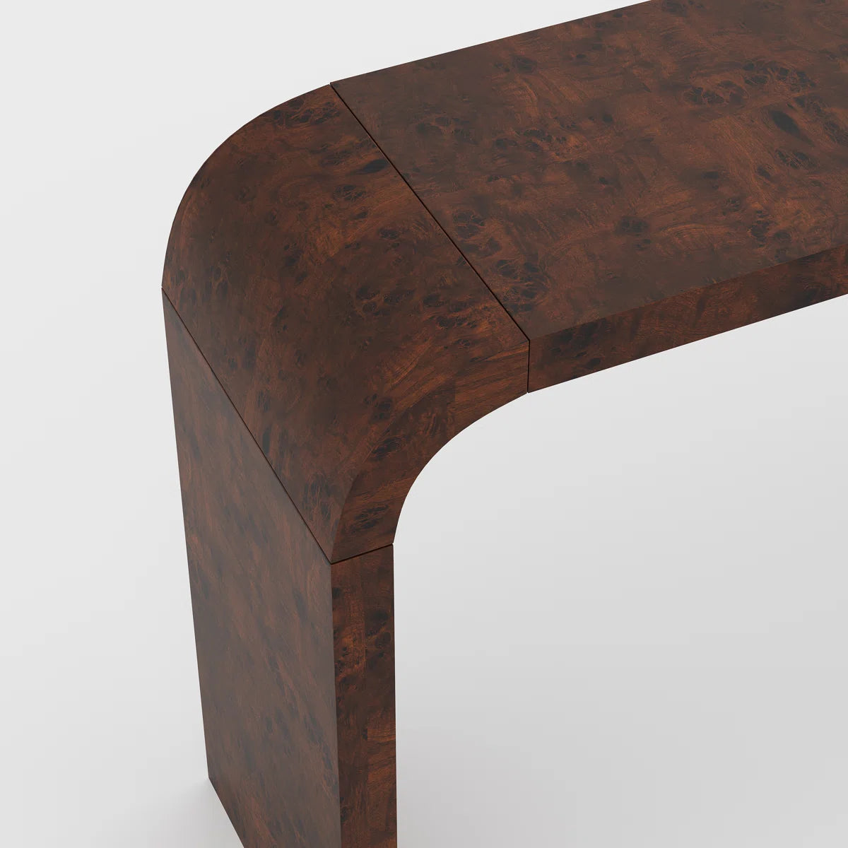 Shelmerdine Fuller 52" Burl Wood Console Table