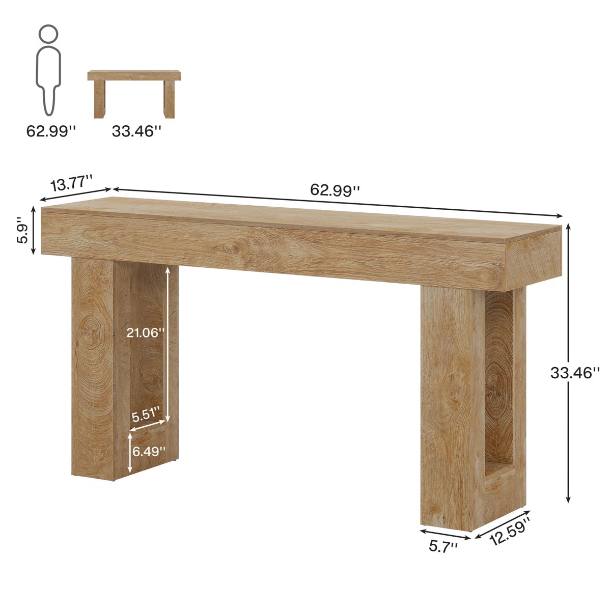 Brittanni 63'' Console Table
