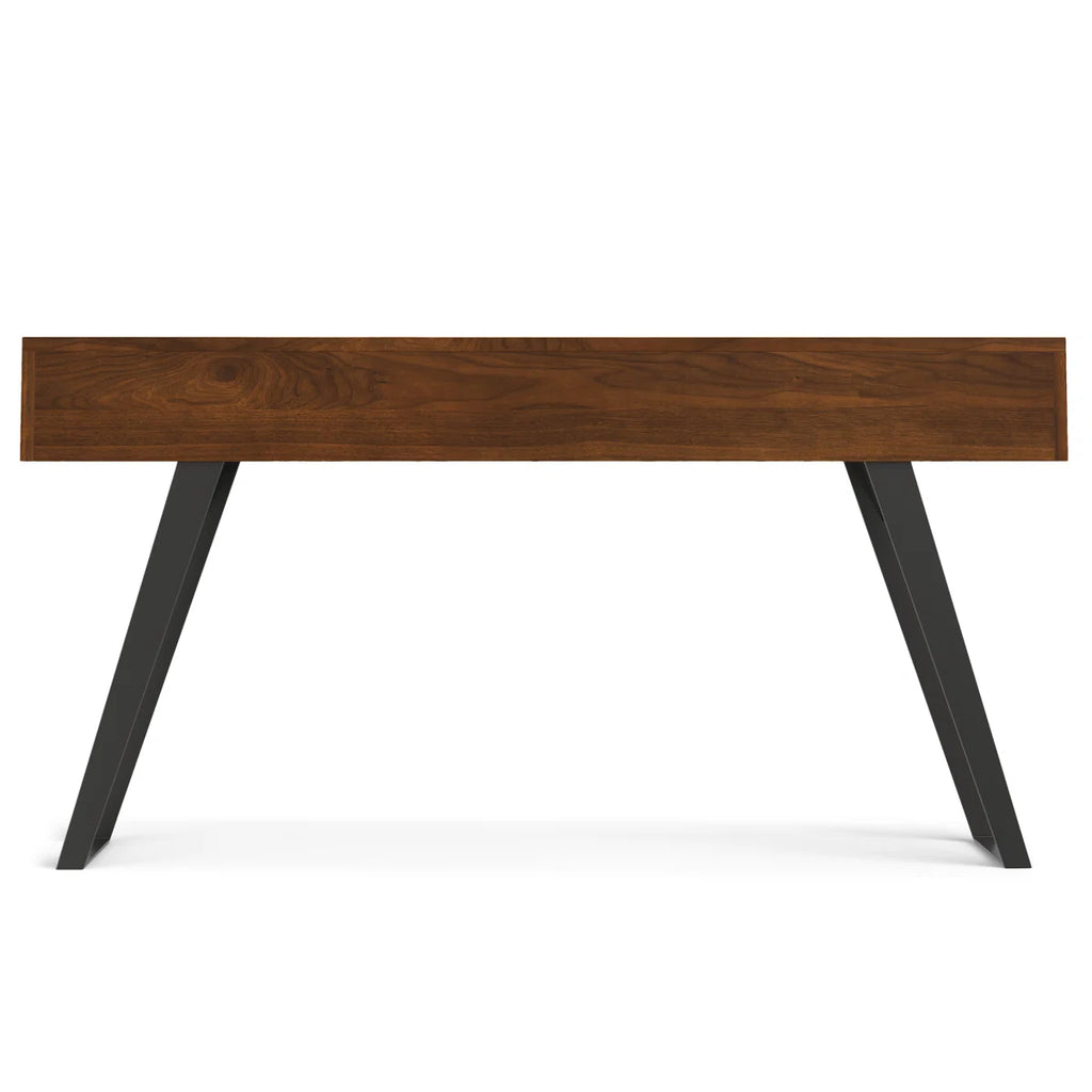 Lowry 60"W Solid Wood Modern Industrial Storage Console Table