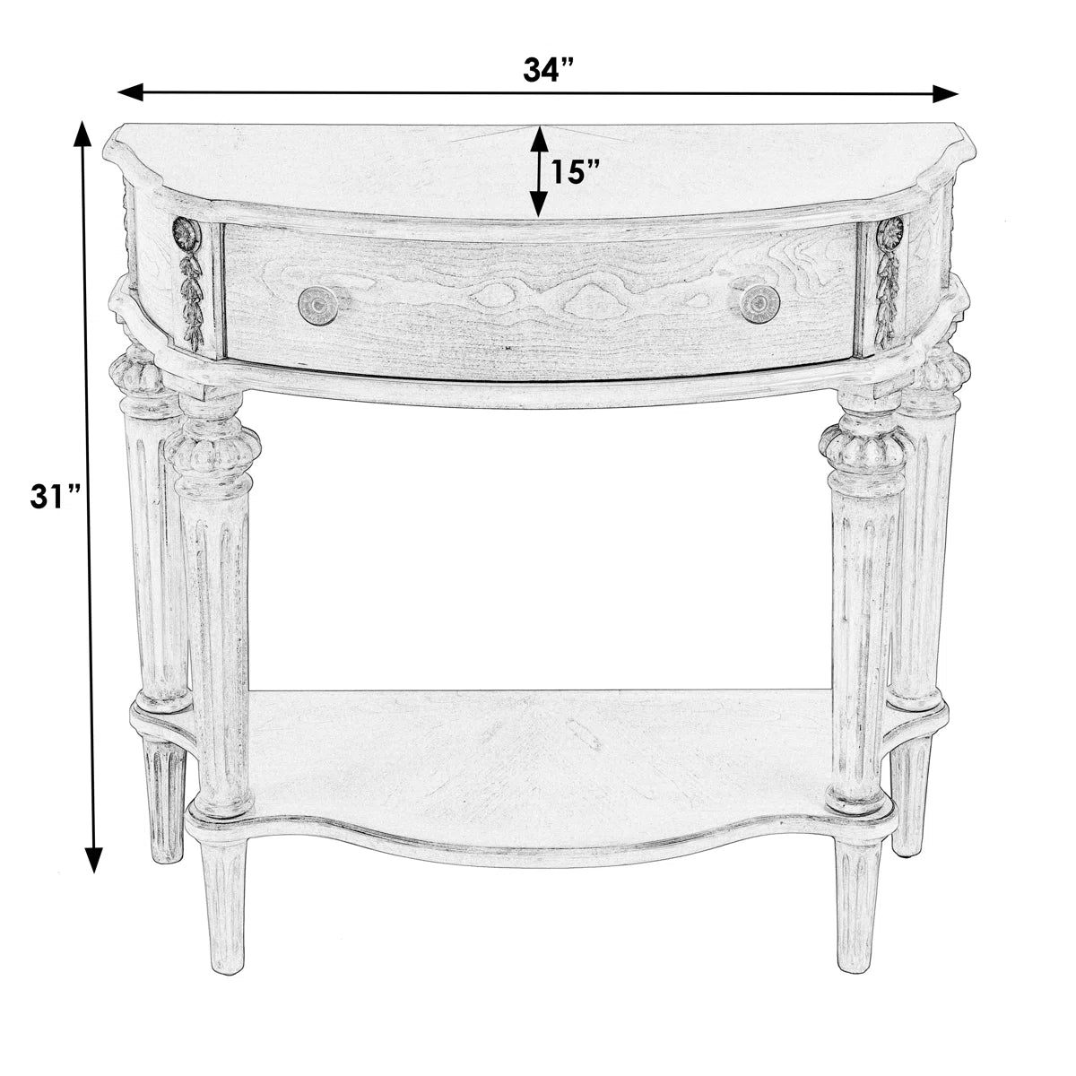 Roloff 34" Console Table