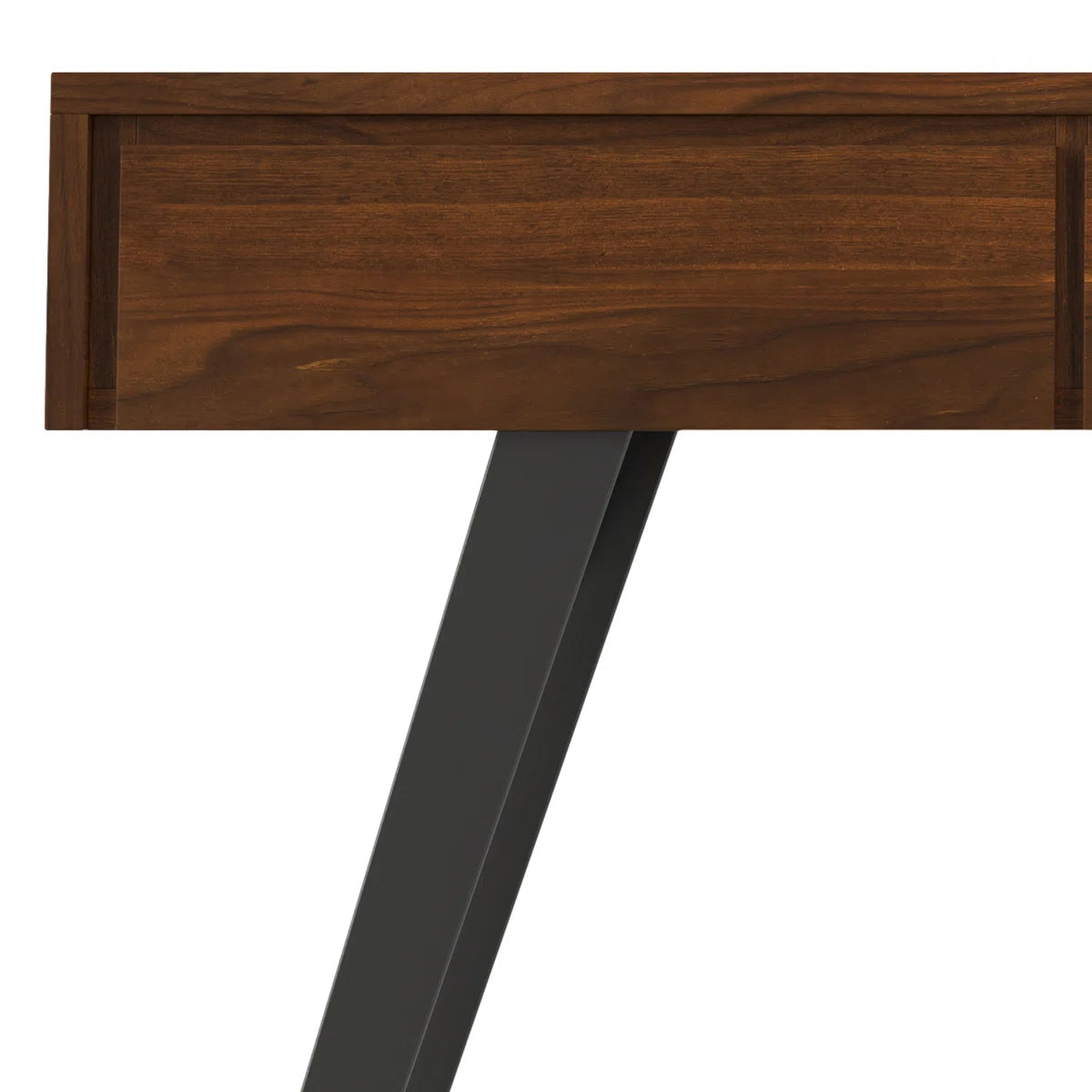 Lowry 60"W Solid Wood Modern Industrial Storage Console Table