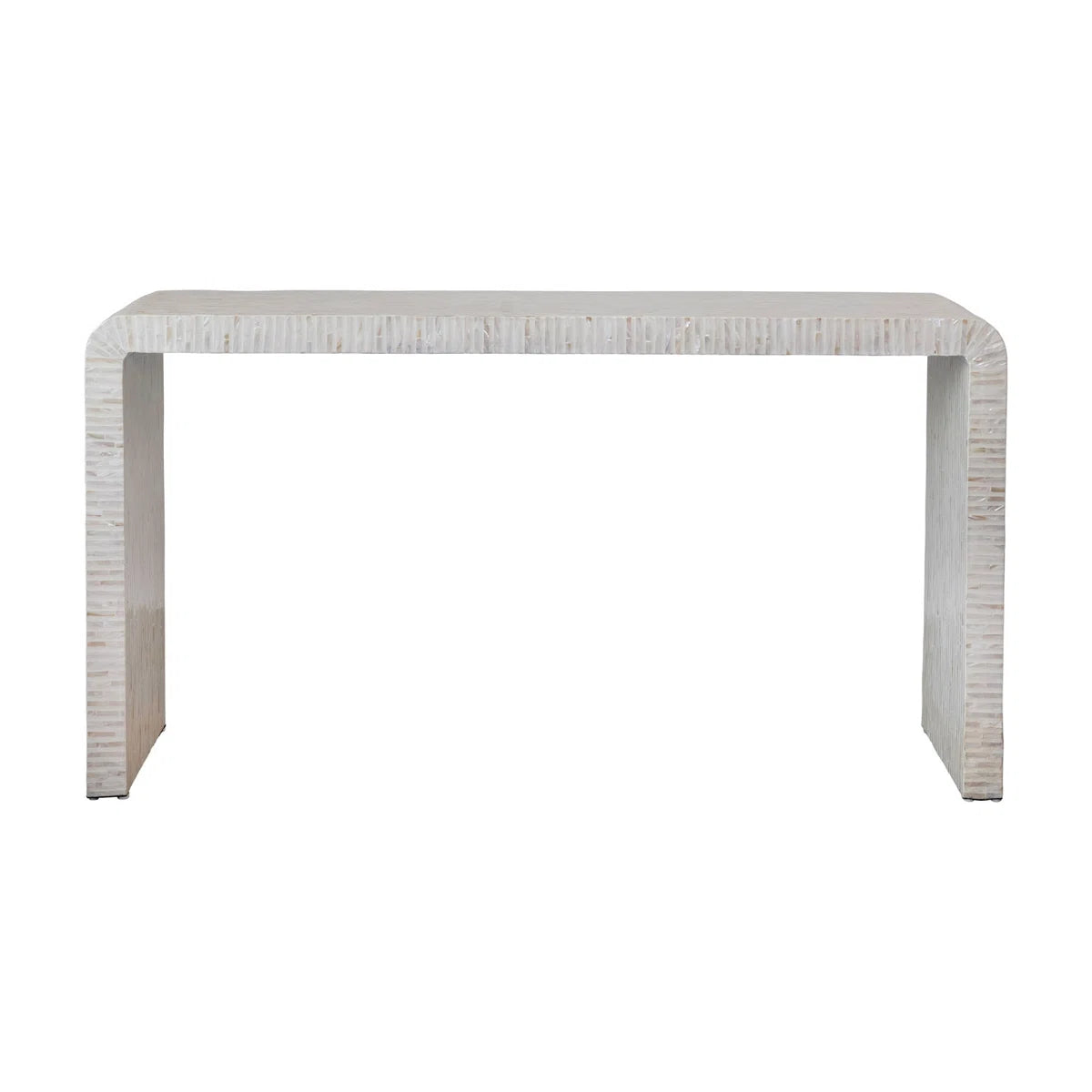 Bejou Mother Of Pearl Waterfall Console Table