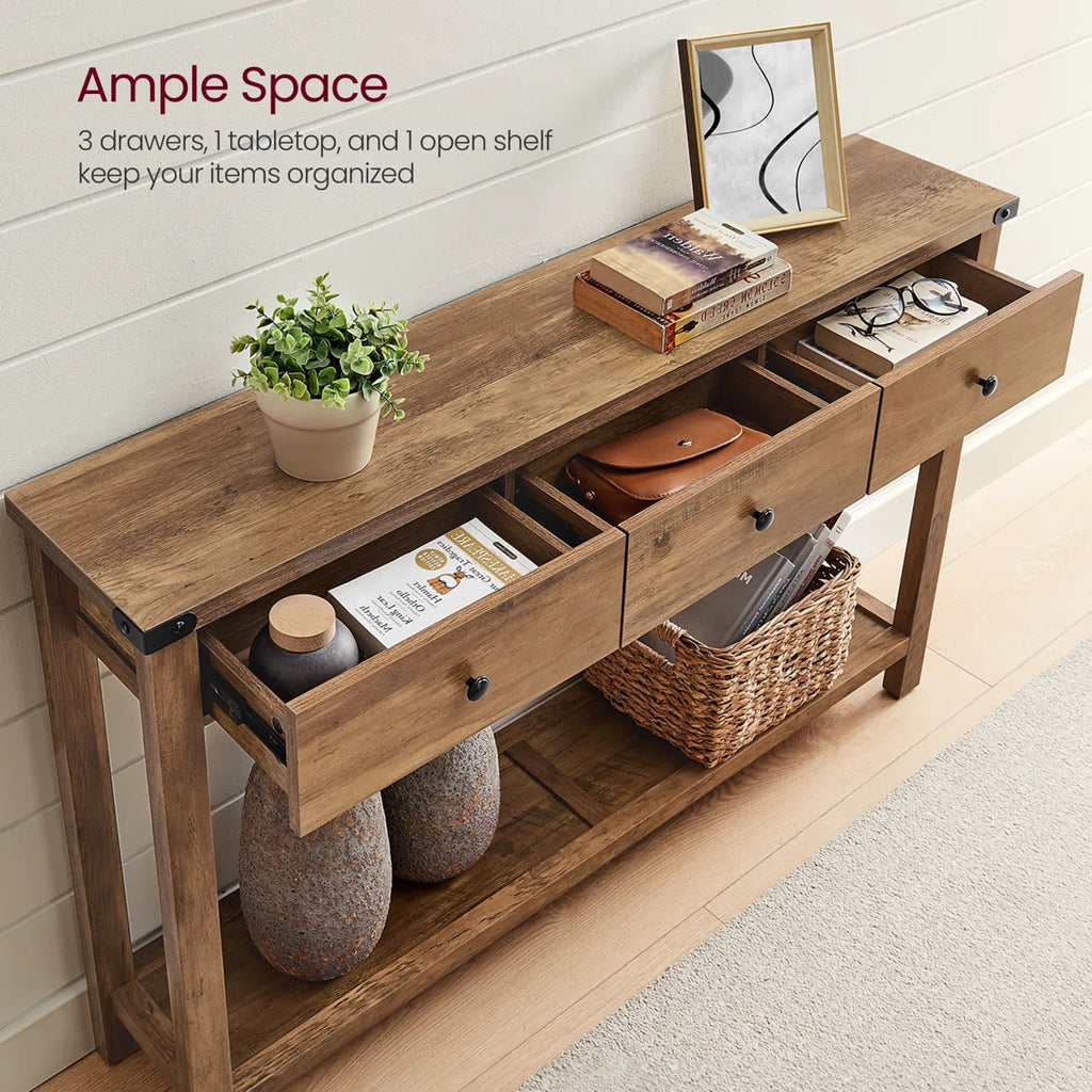 Sahai 47.2" Console Table with 3 Drawers